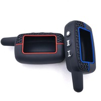 For Starline A9/A4/A6/A8 Fob 2-Way LCD Remote Control Two Way Car Alarm System Twage Silicone Car Key Shell Fob Case Key Box