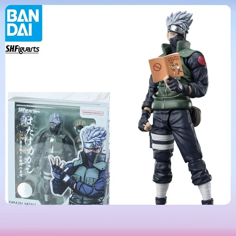 

In Stock Bandai S.H.Figuarts NARUTO Hatake Kakashi Original Genuine Anime Figure Model T SHF Toys Action Figures Collection Doll