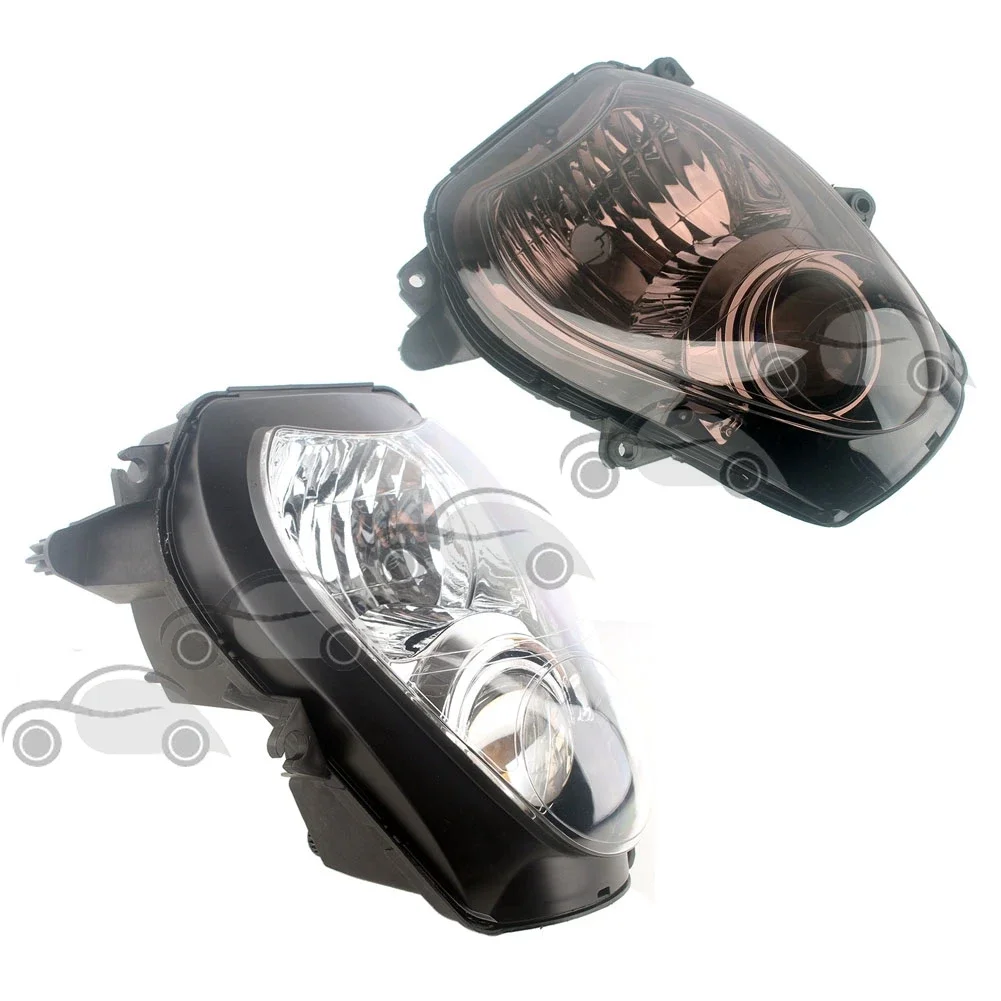 

Лампа передней фары в сборе для Suzuki Hayabusa GSXR-1300 1999 2000 2001 2002 2003 2004 2005 2006 2007 дымчатые/прозрачные линзы