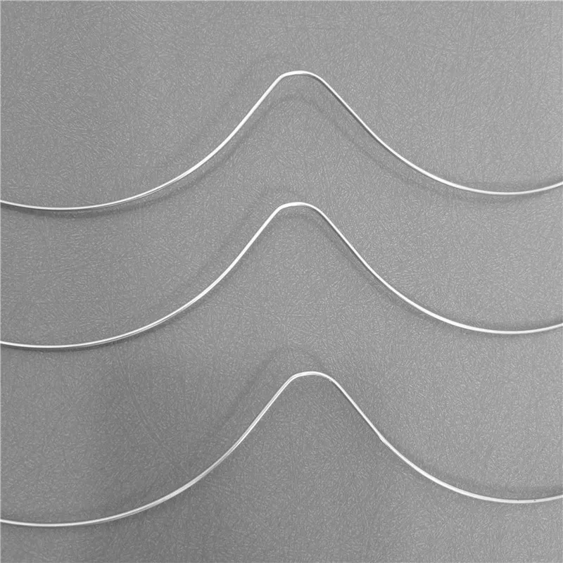 6PCS/lot W Shape of Metal Stainless Steel Underwire Bra Wire Swimwear Monowires Lingerie Continuous Wire