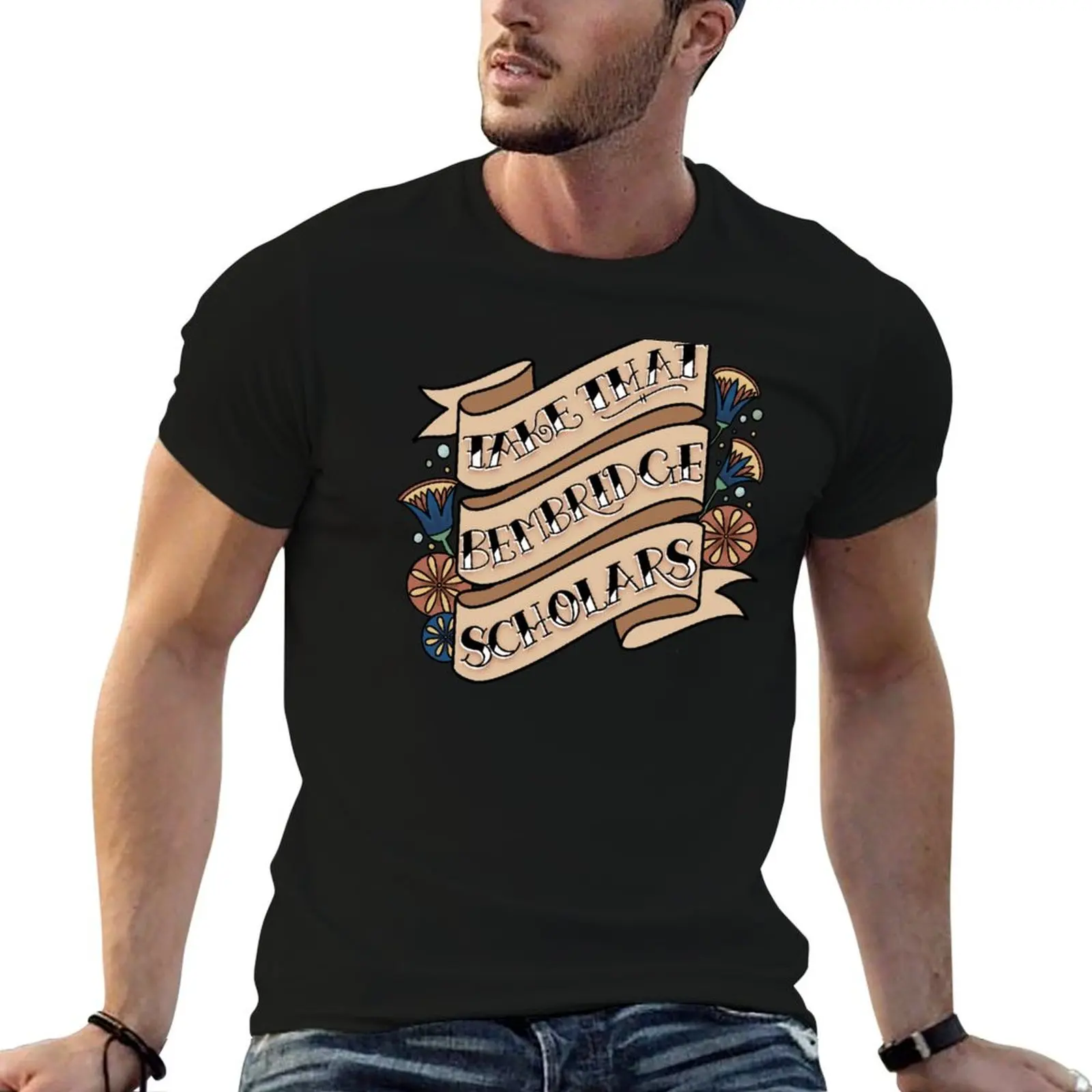 Prenez ça, Bembridge Scholars ! T-shirt homme, t-shirt en coton de créateur, t-shirts homme en coton, t-shirts homme 100% coton