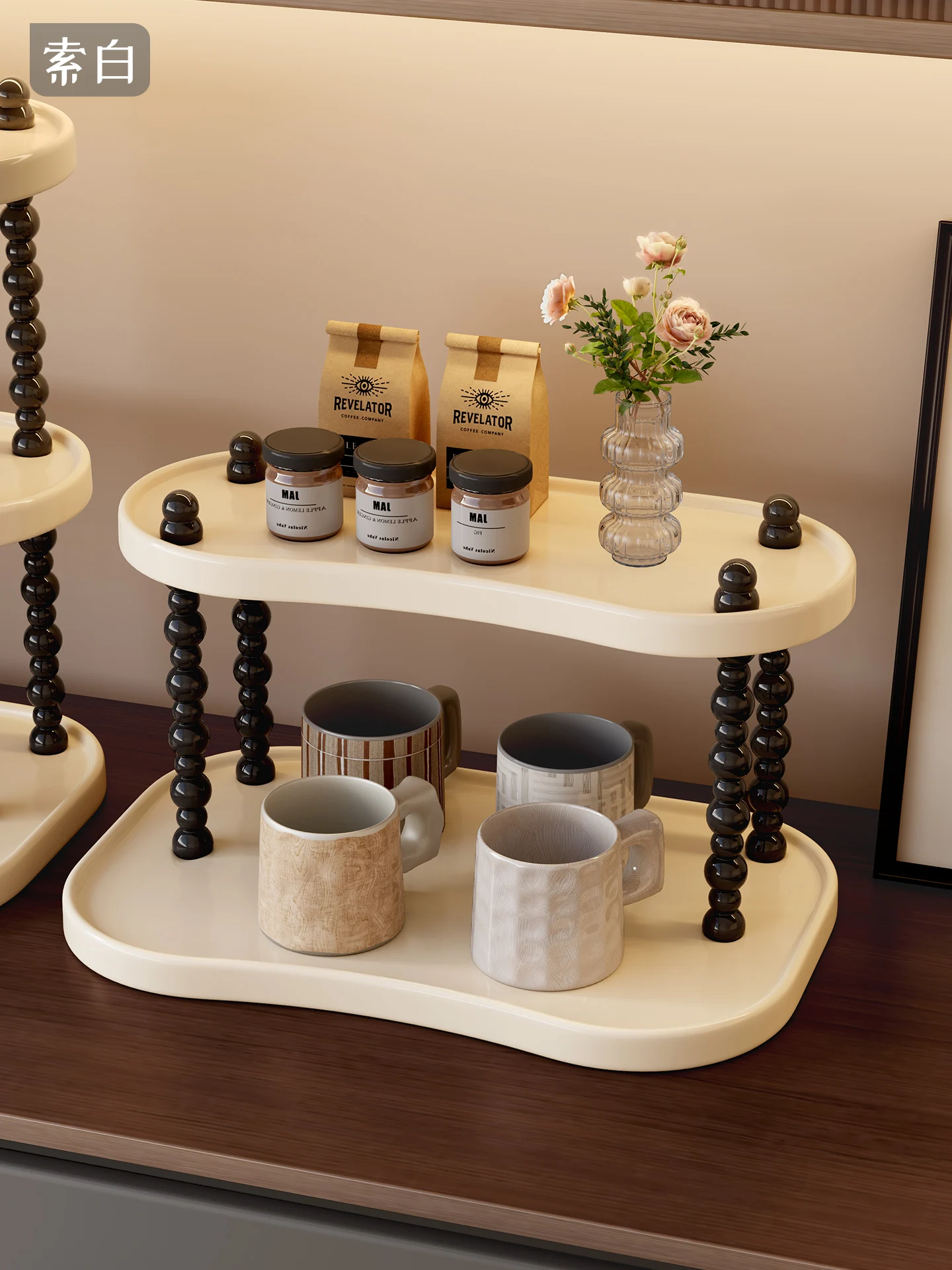 

Многоуровневый настольный органайзер для чашек премиум-класса: подставка для кофейных кружек, чайных чашек и стаканов для воды