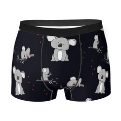 Koalas in Love Baby Koala Bear  Underpants Breathbale Panties Man Underwear Ventilate Shorts Boxer Briefs