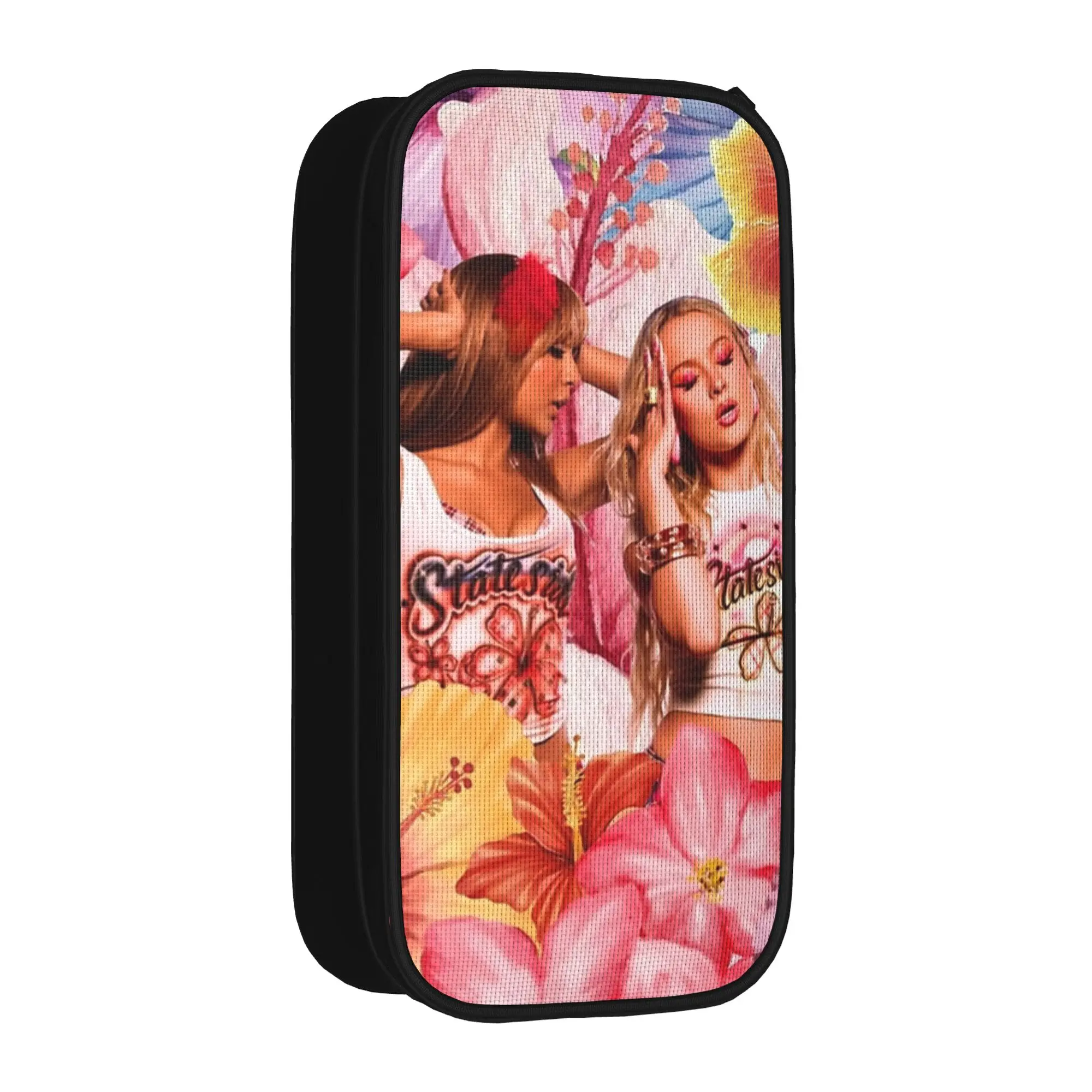 

Lovely Singer Pink P-Pantheress Pencil Cases Pencilcases Pen Holder for Girls Boys Large Bags Students School Gifts Stationery