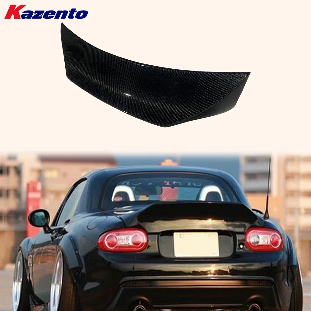 

Для Mazda Mx5 Nc Ncec Roster Miata Epa задний спойлер «утконос» (только мягкий верх), углеродное волокно