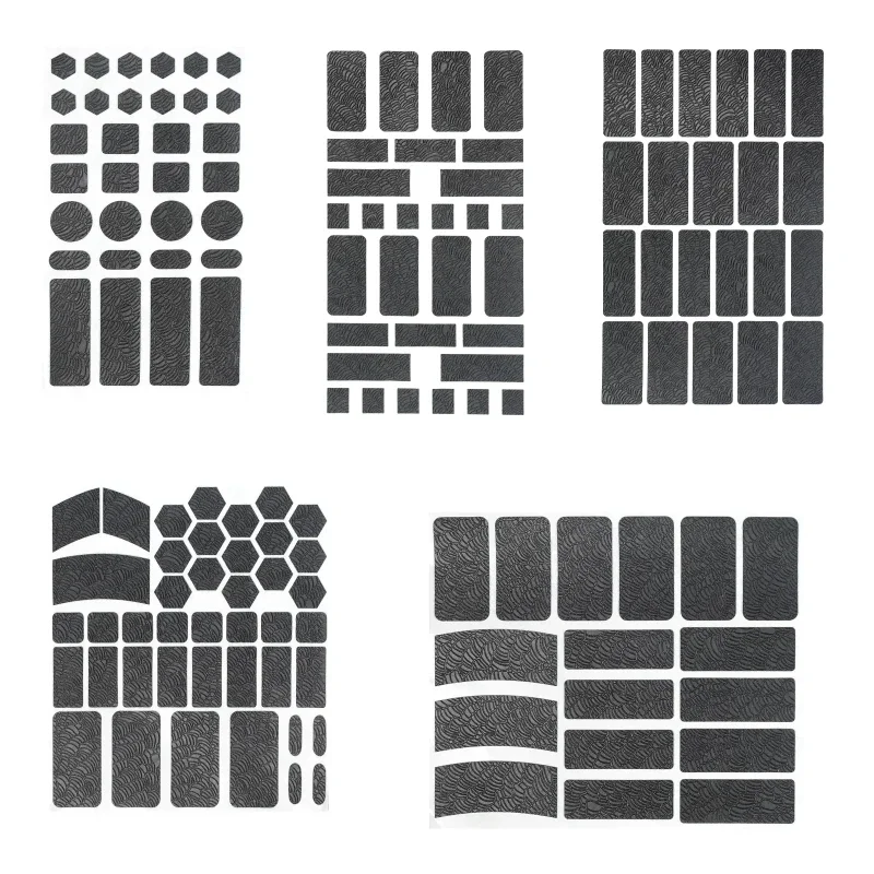 Universal DIY Full-Size Wavy Grip Tape for Controllers & Mice，Anti-Slip Sweat-Absorbent Sticker Compatible with GPW/Viper/F1/GPX