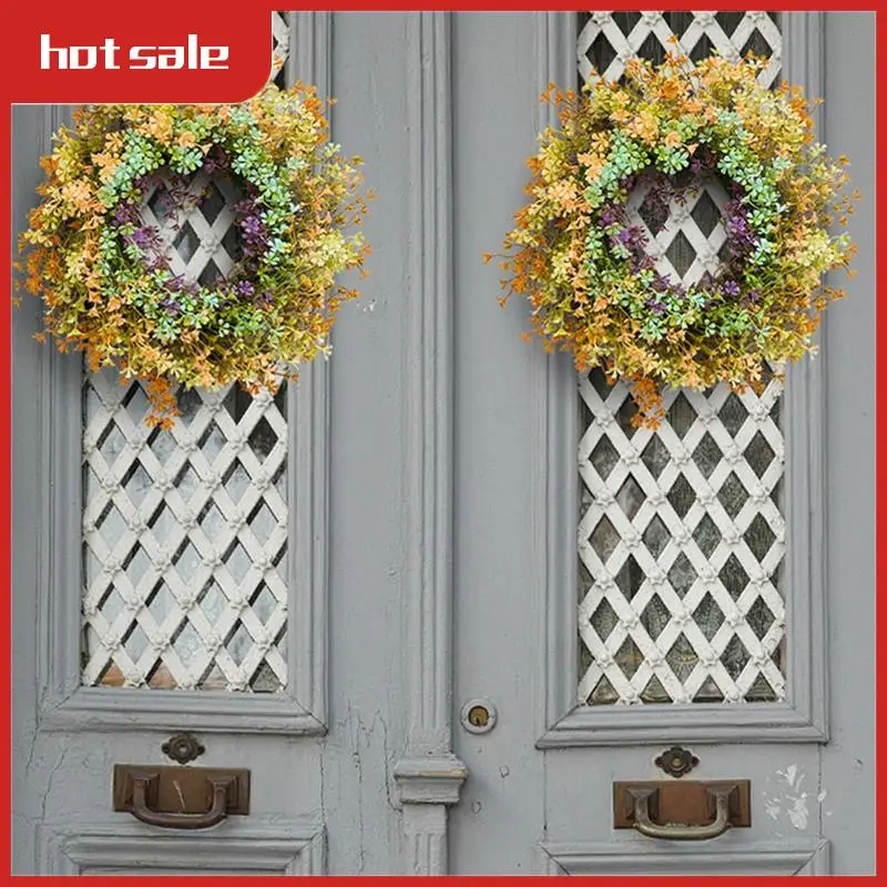 

A21I-All Seasons Wreaths Spring Wreath For Indoor Window Wall Porch Home Office Farmhouse Decor