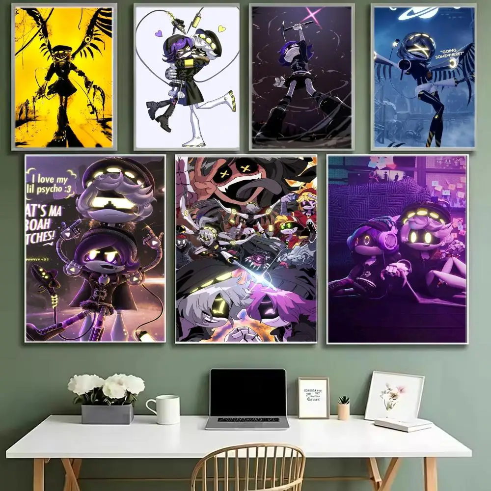 Dark Sci-Fi Robot Anime M-Murder Drones Poster  Iconic Poster Wall Art Print Poster Decorative Mural Home Decor Gift Unframed