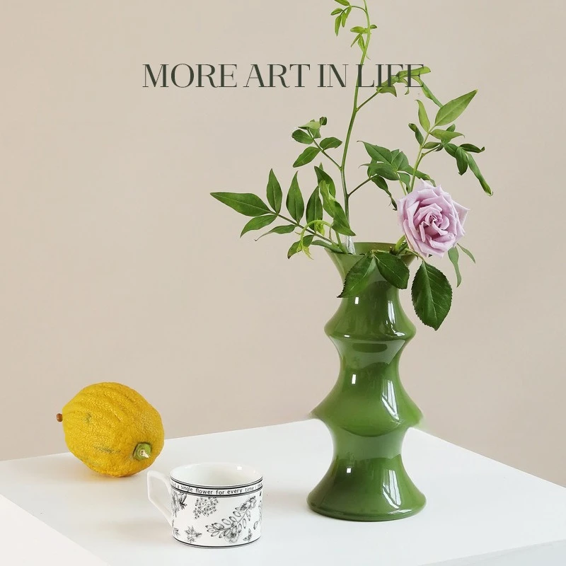 1PC Cute Mini Glass Vase Plant Hydroponic Terrarium Art Plant Hydroponic Table Vase Clear Glass Crafts DIY Aromatherapy Bottle
