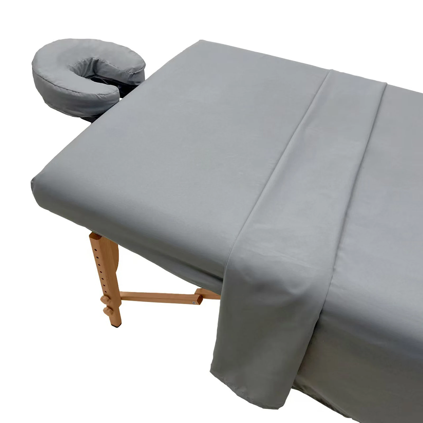 

Набор чехлов для массажной кровати для салона красоты, спа, мягкие и прочные, в комплект входят простыни для плоского массажного стола, черные 185–80 см