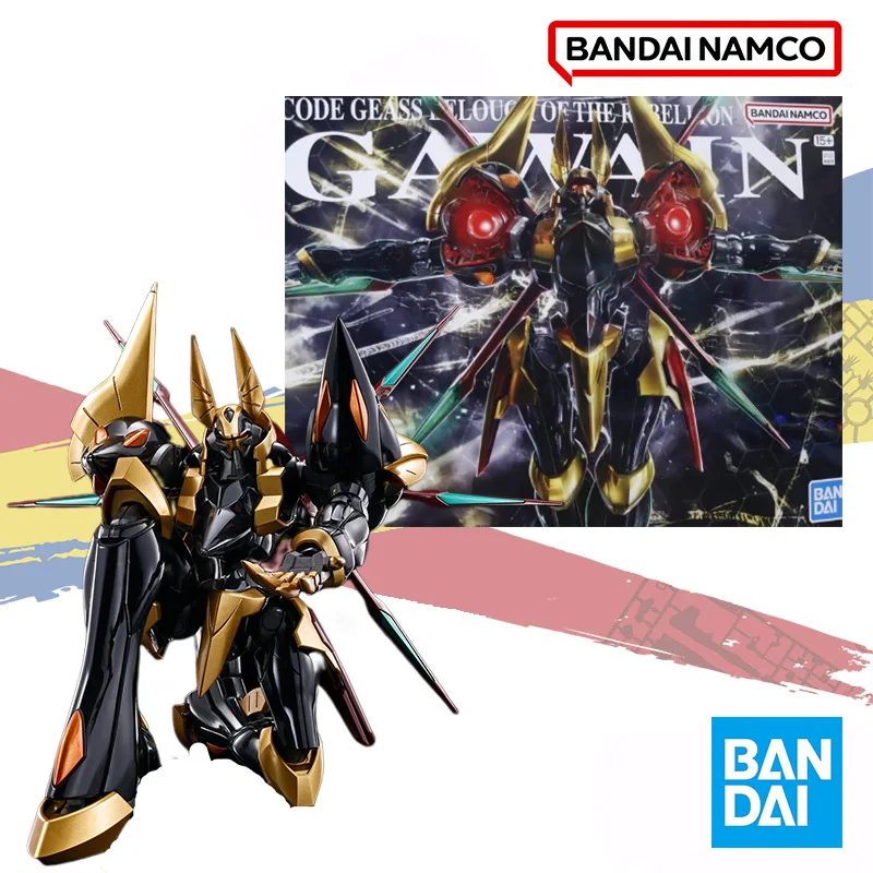 Bandai Original HG CODE GEASS LELOUCH OF THE REBELION GAWAIN Aninm full Action Assembly Figure Model Toy Gifts for Kids Soldier