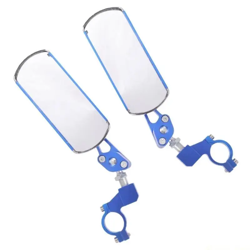 

31BE Handlebar Bike Glass, Bicycles Cycling Rear View Glass, 360 Degree Adjustable Rotatable Handlebar Mounted Bike Glass