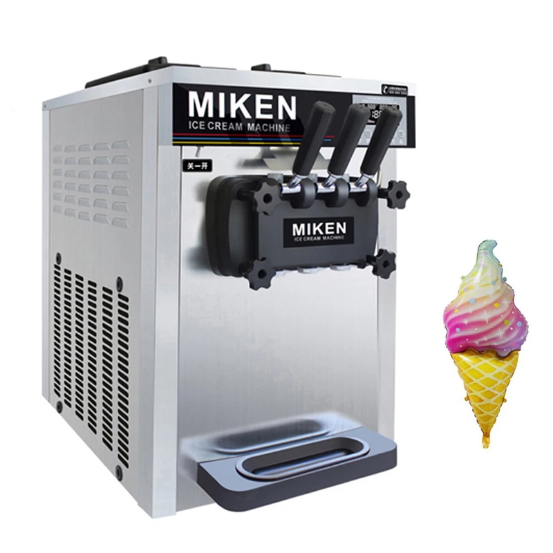 

Commercial Ice Cream Maker Table Top Three Flavors Yogurt Ice Cream Machine 110V 220V