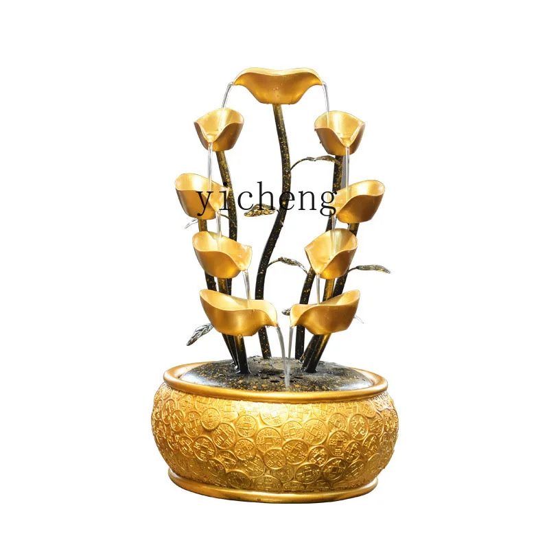 

ZK Opening Gift Make a Fortune as Endless as Flowing Water Decoration Store Company Front Desk Tea Room Desktop Decoration