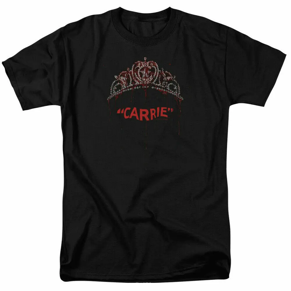 Carrie Prom Queen T Shirt Licensed Horror Movie Retro Classic Scary Tee Black