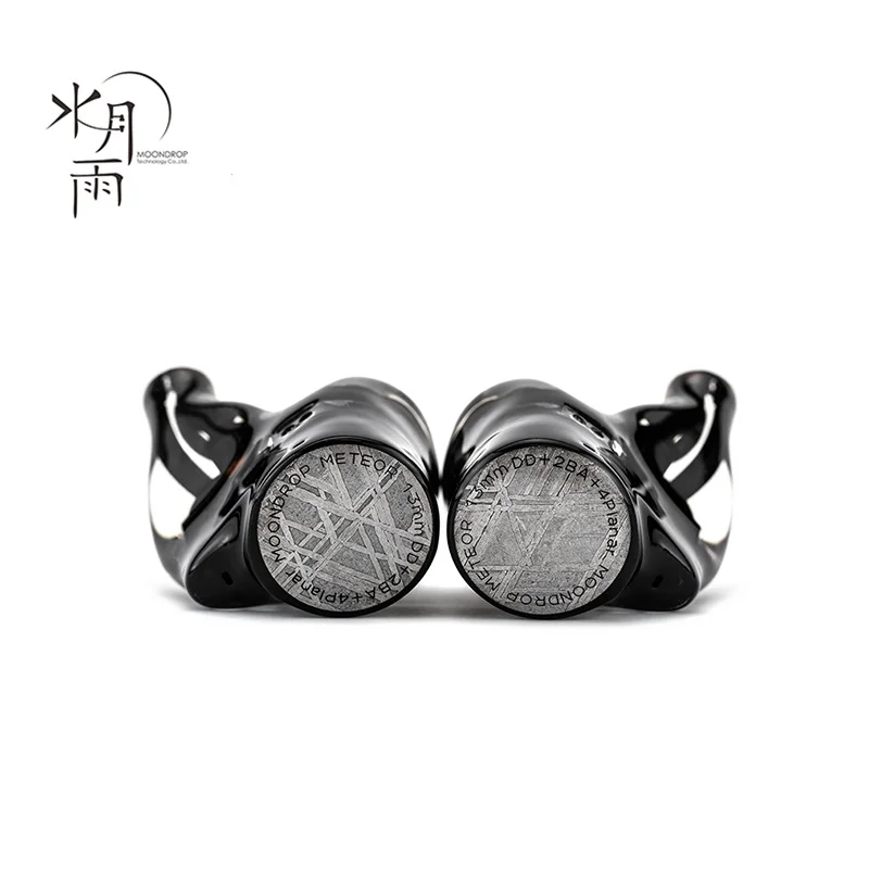 Moondrop METEOR 1DD+2BA+4Planar Tribrid słuchawki douszne HIFI lEM 0.78mm 2pin 3.5mm+4.4mm wtyczka słuchawki przewodowe