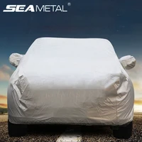 Cubiertas impermeables para coche, Protector de cubierta completa para el sol, ajuste Universal para SUV SedanSnow, polvo, lluvia, accesorios para coche a prueba de nieve