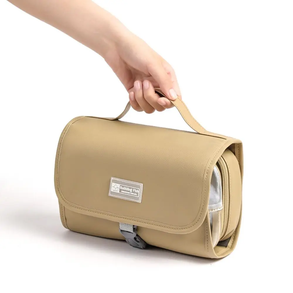 

Большая вместительная отдельная сумка для туалетных принадлежностей для сухих и влажных принадлежностей, съемная складная нейлоновая косметичка для хранения средств по уходу за кожей, водонепроницаемая