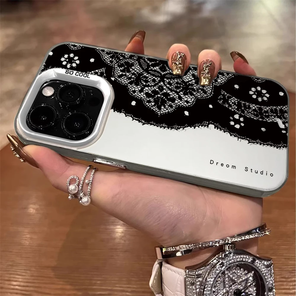 Dreom Lace TPU Hülle für Samsung Galaxy S26 S25 S24 S23 Ultra S22 S21Plus FE A57 A56 A55 A54 A53 A36 A35 A34 5G Stoßfeste Schutzhülle – Detail 3
