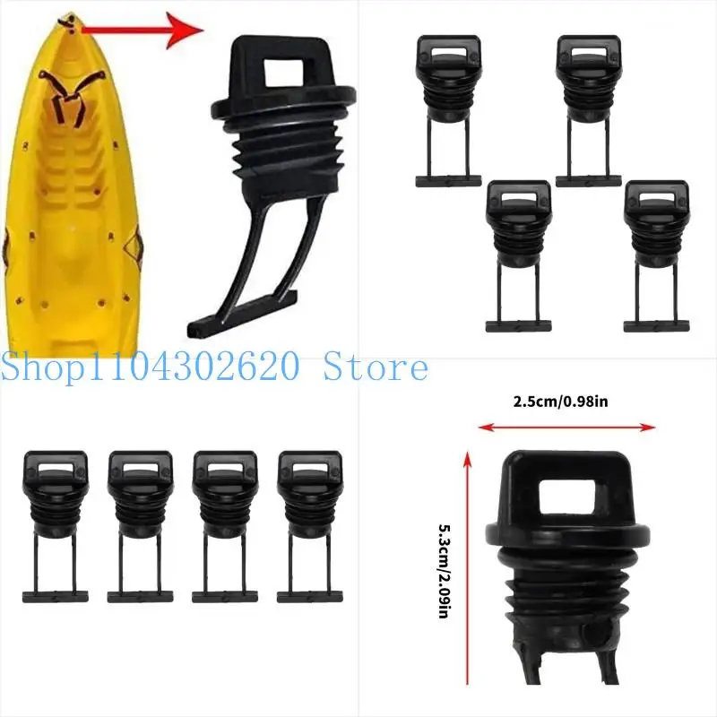 

02de 4pcs Kayak Drain Spuce Set Set замена каноэ лодочный корпус.