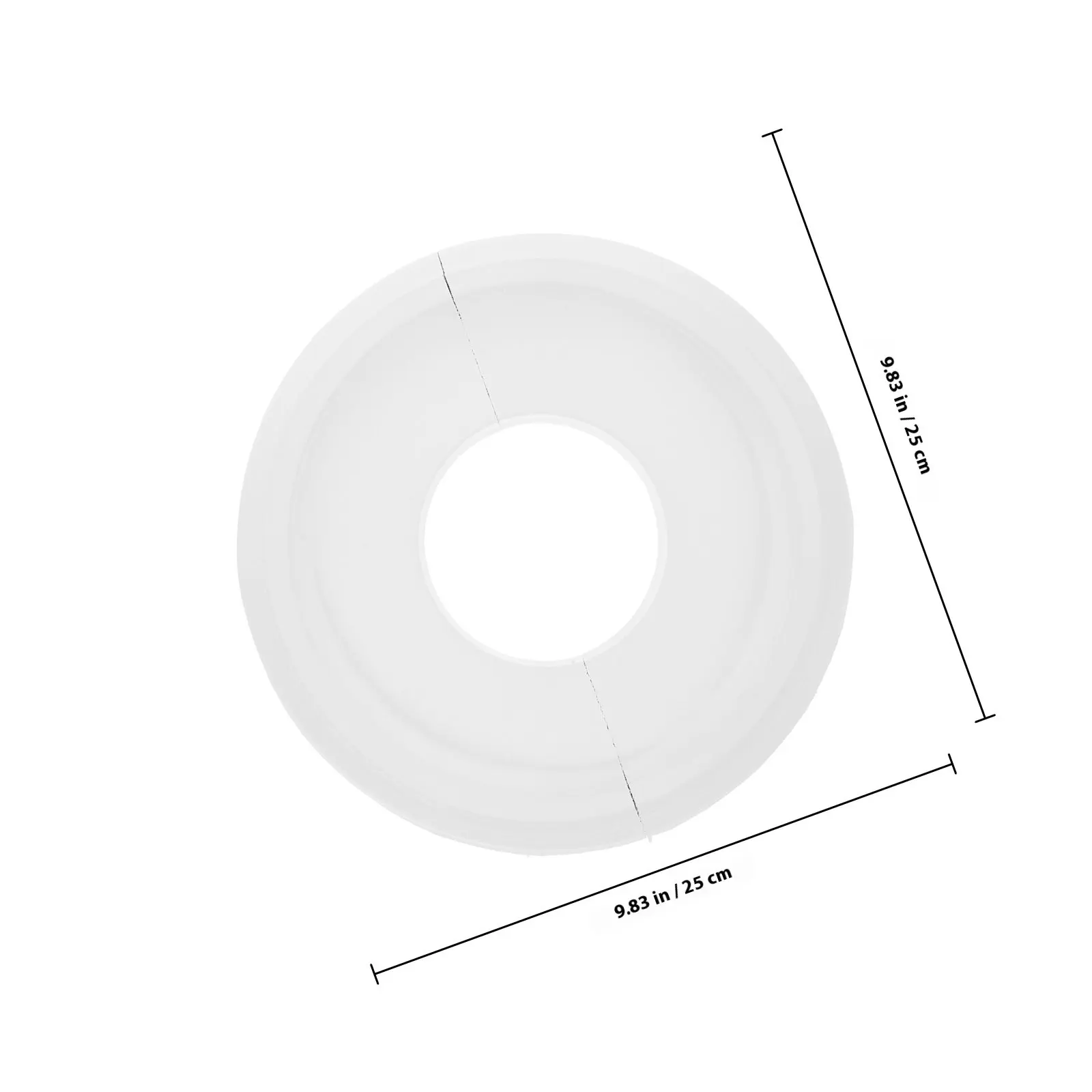 PU Ceiling Medallion Decorative Light Fixture Cover Plate for Chandelier Fan Mounting Round Traditional Ceiling Light Base view 6