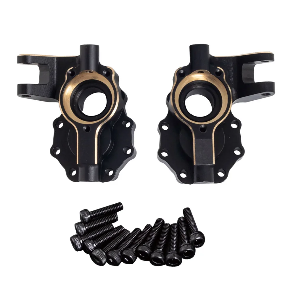 Heavy Black Coating Brass Counterweight Portal Drive Housing for 1/10 RC Crawler Car TRX4 TRX6 Upgrade Parts