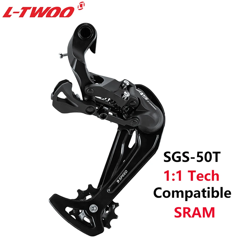 LTWOO A5 1X9 Speed MTB Bike Derailleurs Kits 9 V Shifting Lever Ult-long Cage 50T Rear Derailleur Compatible Shimano SRAM