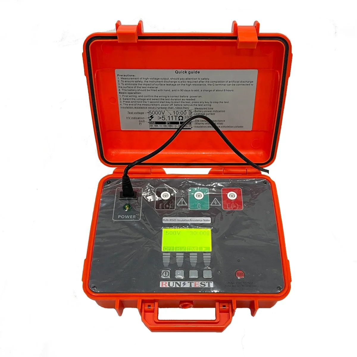 

China Factory Digital High Voltage test Electrical Instrument Insulation Resistance Tester Meter with Good Price