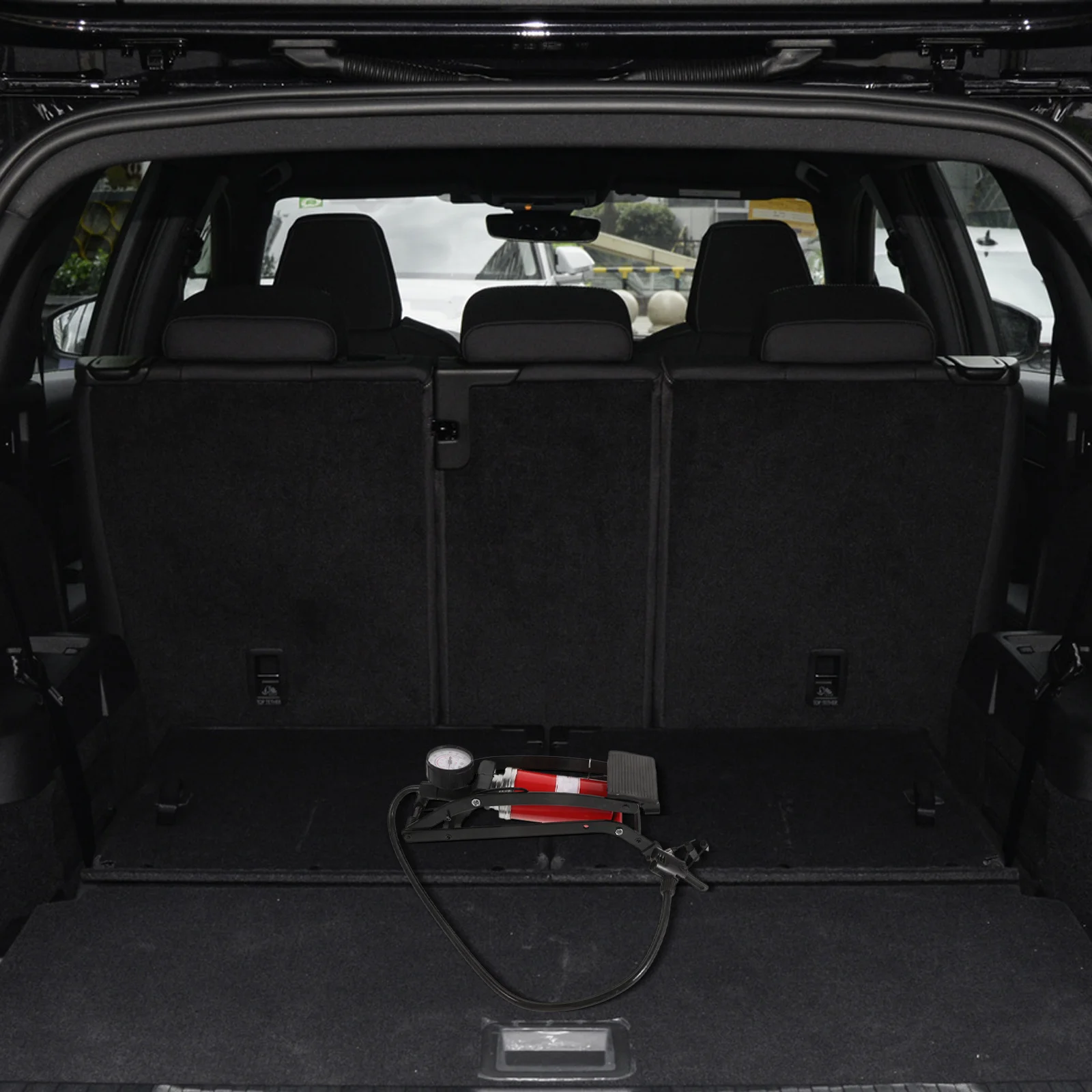 

1Pcs Foot Pump Tire Inflator High Pressure Multifunction Bike Pump for Car Motorcycle Bicycle Balls Rubber Boats Inflatable Beds