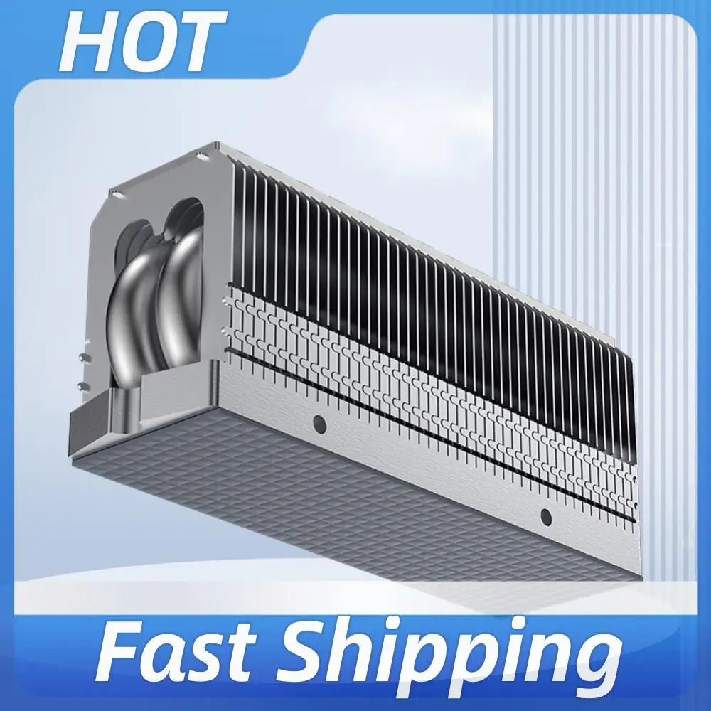 

M.2 2280 SSD Heatsink Heat Sink Radiator 2xAGHP Heat Pipe Solid State Drive Radiator with Thermal Silicone Pad