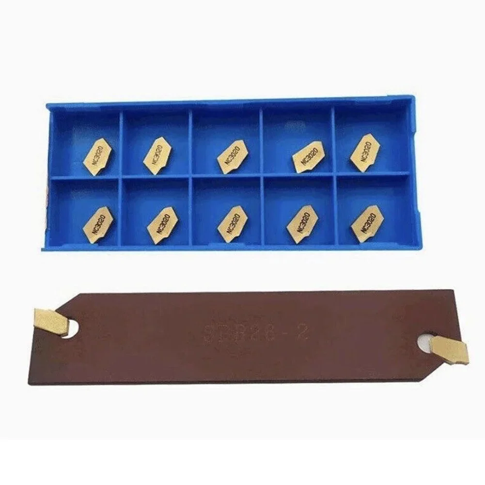 Imagem -06 - Grooving Cutoff Carbide Inserts Pacote com Spb262 Blade Slotting Tool Adequado para Várias Aplicações em Aço Sp200 Gtn2