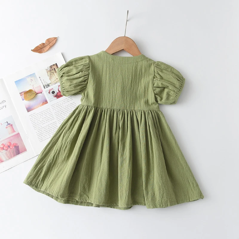 Girl Casual Dress 2022 New Fashion Princess Dresses Girls Sweet Costumes Cute Outfits Baby Girls Vestidos for 3 7Y