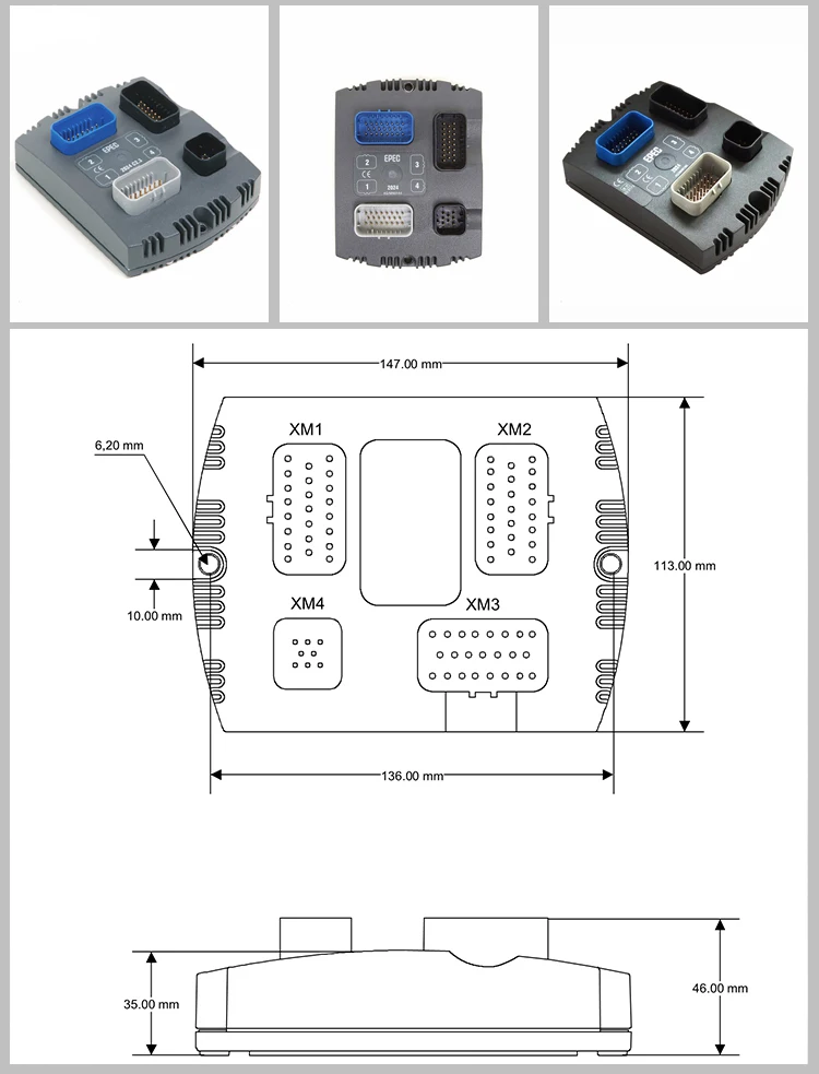 B249900000809 EPEC 2024 Control Module for Construction Machinery