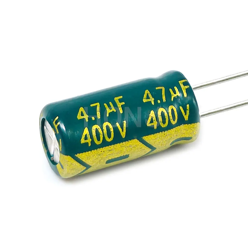 20PCS 400V4.7uf 6x12mm Aluminum Electrolytic Capacitor 4.7uf400v 400v 4.7uf 400V 4.7mf 400vdc 4.7MFD 400v4.7mf 4.7mf400v ±20%