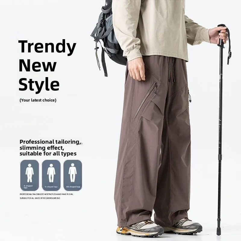 

Новые мужские повседневные брюки L9XL большого размера, свободные, для активного отдыха, с множеством карманов, рабочая одежда, легкие, быстросохнущие, износостойкие, дышащие