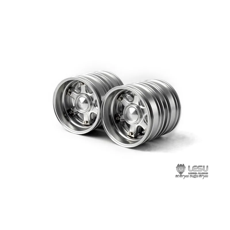 Ruote in lega di alluminio specifiche per camion americano 1/14, testa di traino Tian Gong, percorso globale del re, modifica della testa di traino Black Knight.