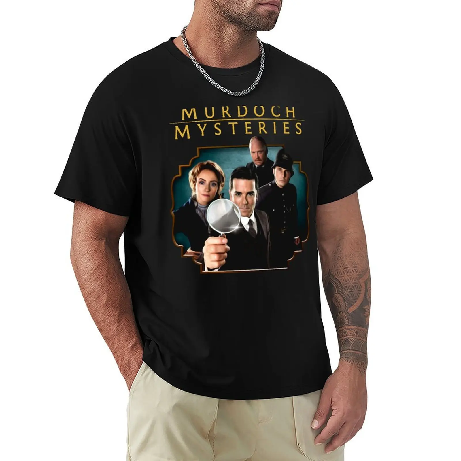 

MURDOCH MYSTERIES T-Shirt Holiday Party T-Shirt for Men
