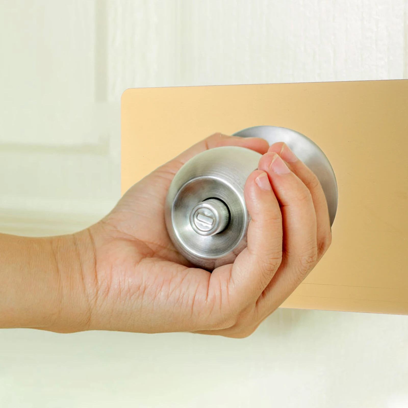 Piastra di copertura per catenaccio per serratura da 2 pezzi Coperture vuote Maniglia Rinforzo per piastre Golden Strike