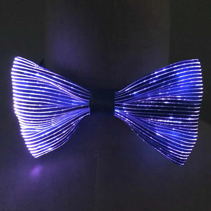 ربطات عنق مضيئة عصرية مخصصة للحفلات والرقص، إكسسوار شعبي عبر الحدود للعطلات #3
