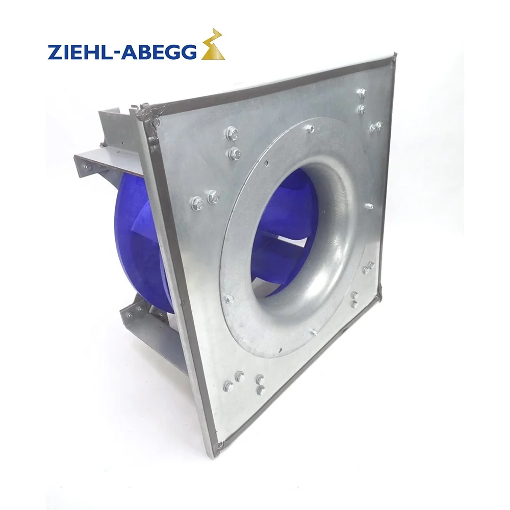 

Ziehl-abegg GR40C-ZID.GG.CR 380V-480V AC 5.6KW 9.0A 3700RPM IP55 Ventilation AHU Centrifugal Cooling Fan