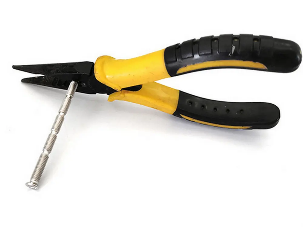 Bộ 50 Snap-Off Cuttable Khóa Núm Vặn Tay Cầm Đồ Nội Thất M4 * 60/80/100MM Vít Chống trộm