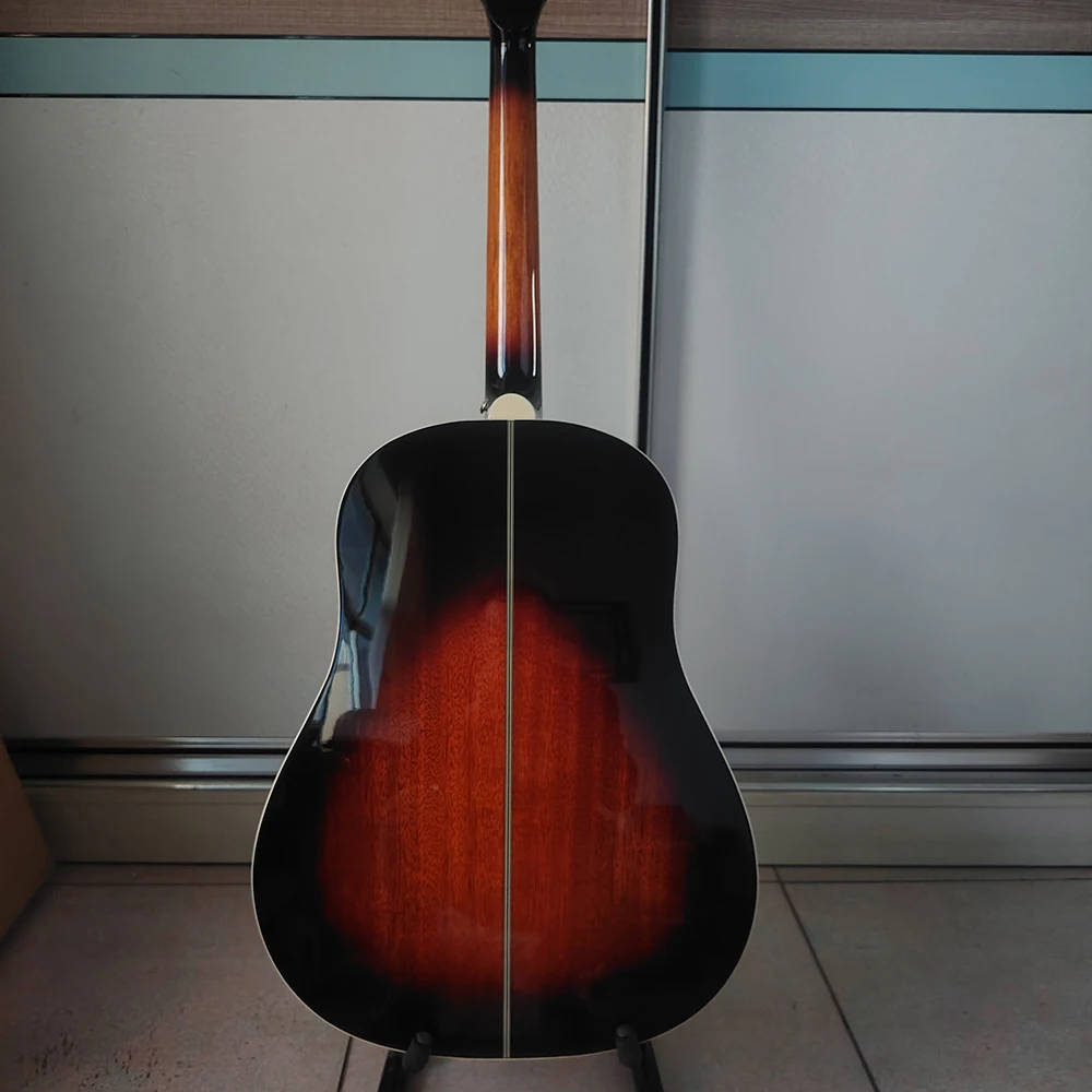 تحتوي العلامات التجارية عالية الجودة على جرد القيثارات الصوتية J160E الشعبية وألواح خشب التنوب و301EQ وجوز عظم البقر والتسليم السريع #6