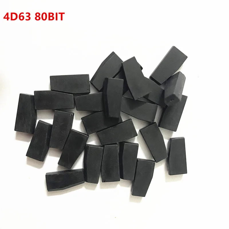 

10/20/50Pcs 4D63 Chip 40Bit 40 Bits Blank Carbon Transponder Chip for for Ford Mazda Lincoln Car Key