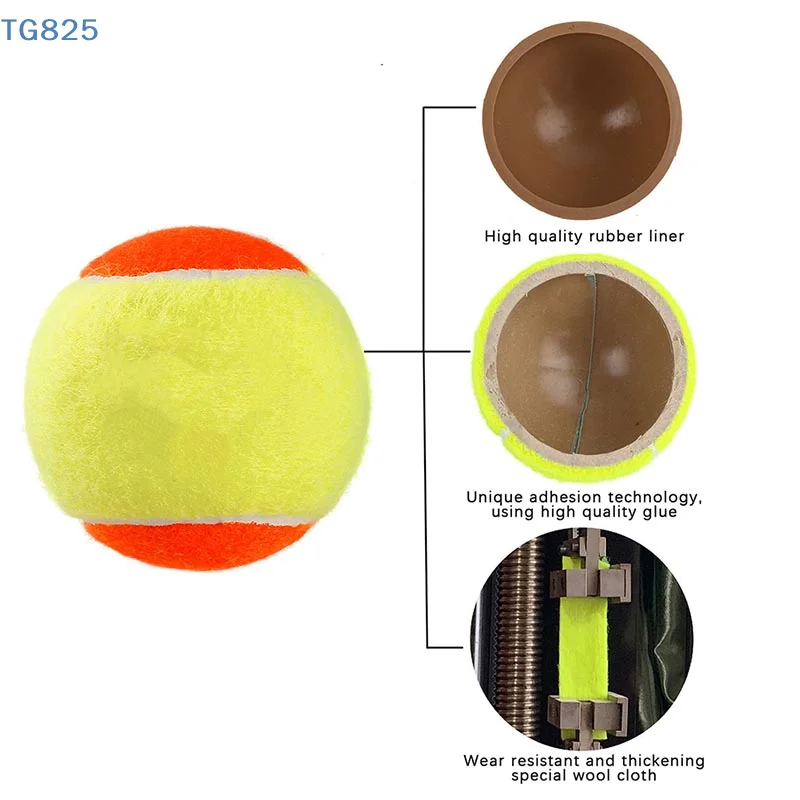 

【AN】【AN】Beach Tennis Balls 50% Standard Pressure Soft Professional Tennis Paddle Balls for Training Outdoor Tennis Accessories