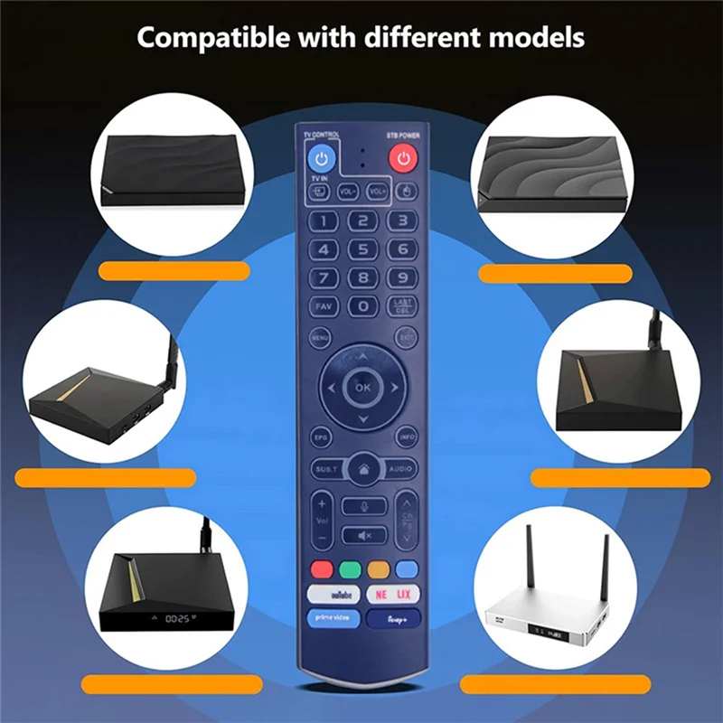 

Durable-для VSEEBOX V3 PRO Bluetooth Голосовой пульт дистанционного управления Высокопроизводительный и удобный для пользователя сменный интерфейс Пульт дистанционного управления