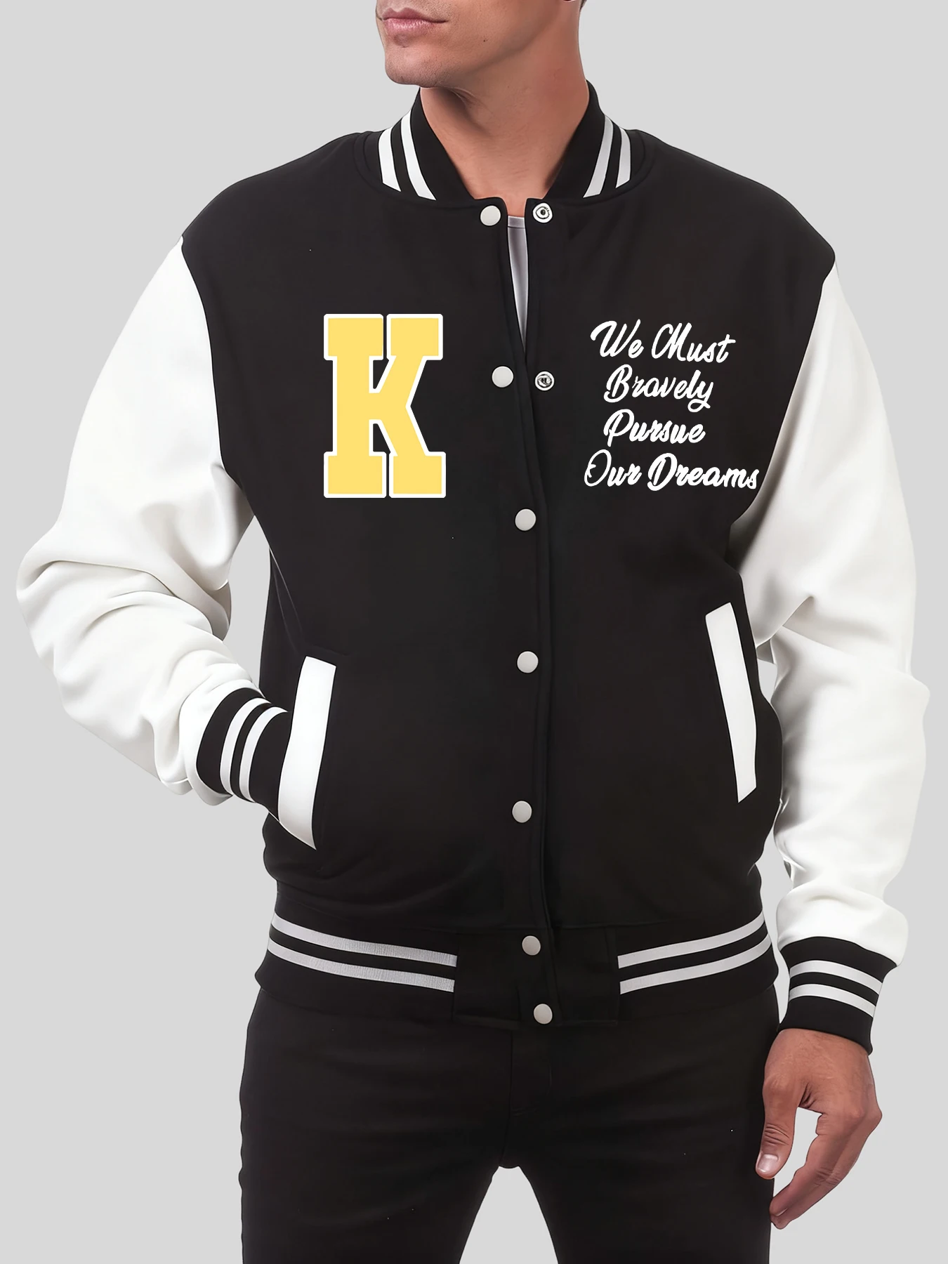 

Мужская уличная одежда с принтом K, мягкая винтажная бейсбольная форма, повседневная флисовая куртка большого размера, американская одежда