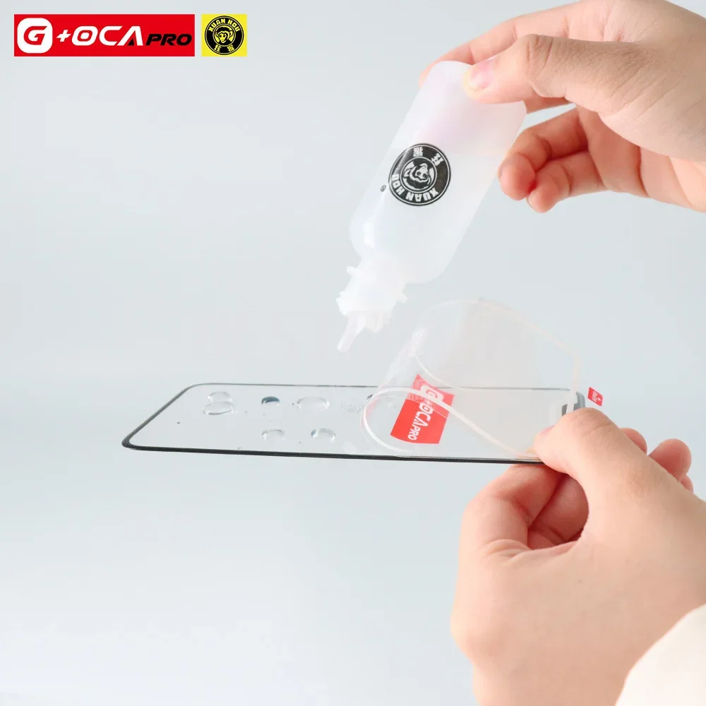 5PCS  G+OCAPro Glass with OCA 2 in 1 for iphone X to 15ProMax panel broken mobile phone repair replacement