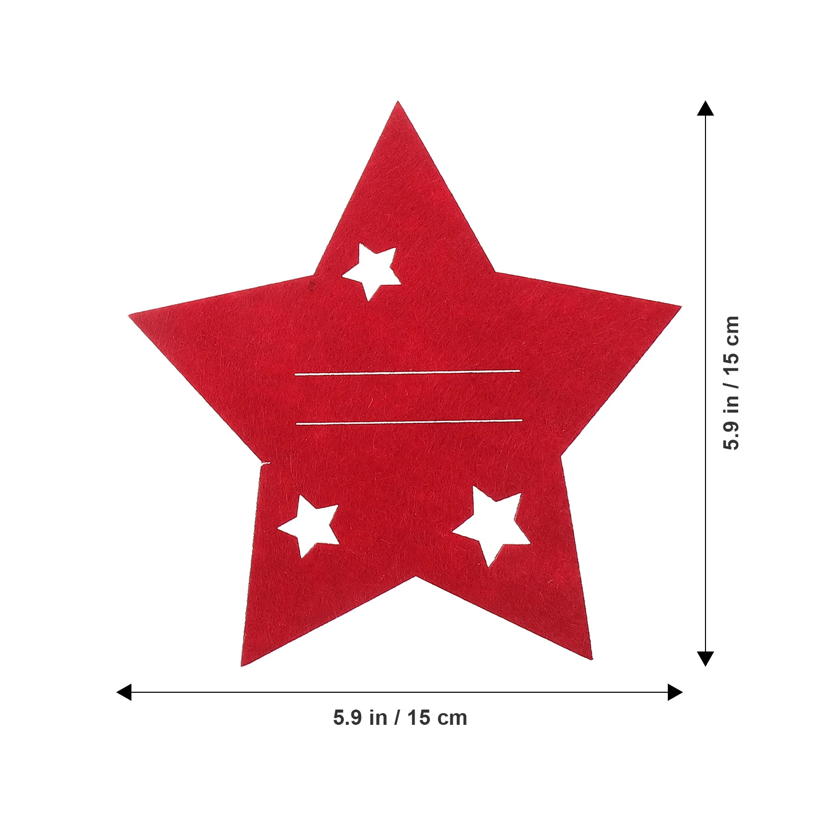 

12Pcs Xmas Star Shape Cutlery Holders Felt Silverware Pouches Christmas Party Table Decoration Supplies Christmas Cutlery Holder