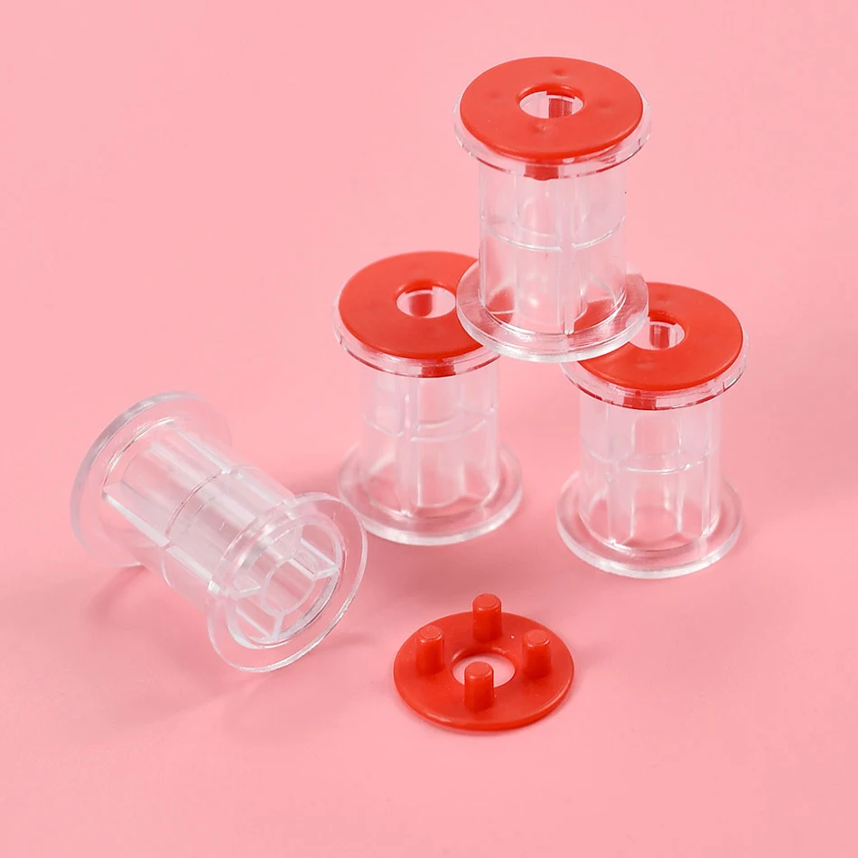 12 Stück Leere Fliegenbinde-Spulen aus Hochpolymer-Material Standardgröße Fadenspule Fliegenbinde-Werkzeuge Zubehör – Detail 6