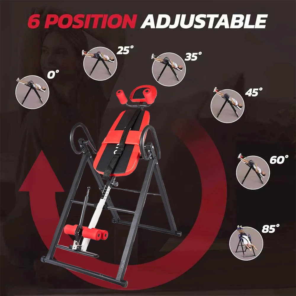 2026 Adjustable Gym Equipment Therapy Home Exercise Fitness Sports Muscle Relax Handstand Machine Inversion Tablepromote Sales